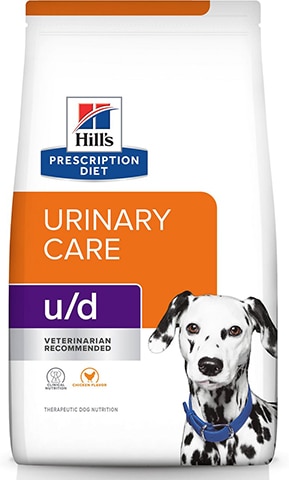 Hill's Prescription Diet ud Urinary Care Сухой корм для собак с оригинальным вкусом