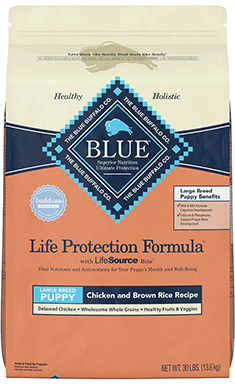 Blue Buffalo Life Protection Formula Large Breed Puppy Chicken & Brown Rice Recipe Сухой корм для собак