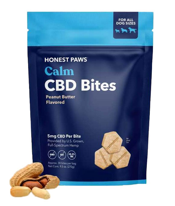 Укусы Honest Paws Calm CBD