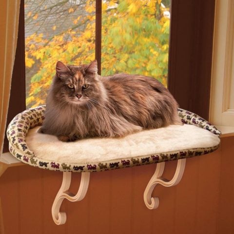 K&H Pet Products Deluxe Kitty Sill Окунь для кошек на подоконнике