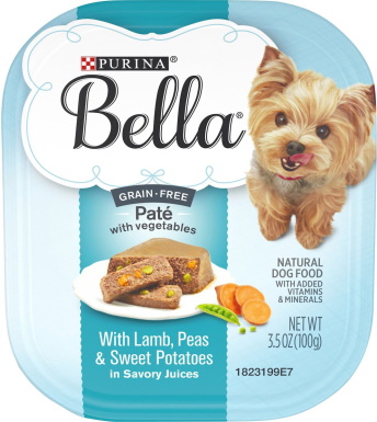 Purina Bella Влажный корм для собак мелких пород с ягненком, горохом и бататом без зерна