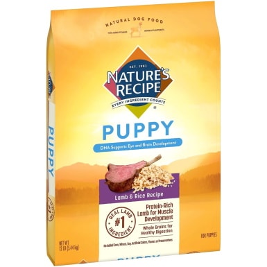 Nature's Recipe Puppy Lamb & Rice Recipe Сухой корм для собак