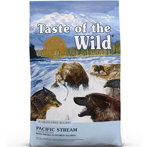 Taste of the Wild Pacific Stream беззерновой корм для собак со вкусом копченого лосося