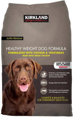 Корм для собак Kirkland Signature Healthy Weight Formula с курицей и овощами