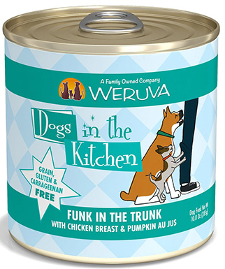 Weruva Dogs in the Kitchen Funk in the Trunk с куриной грудкой и тыквой Au Jus Консервы для собак