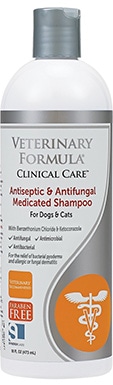 Veterinary Formula Clinical Care Антисептический и противогрибковый шампунь