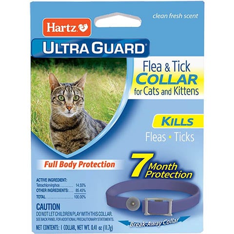 Ошейник от блох Hartz Ultraguard для кошек