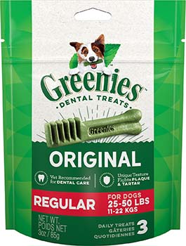 Обычные лакомства для собак Greenies Dental