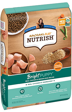 Рецепт Rachael Ray Nutrish Bright Puppy с натуральной курицей и коричневым рисом