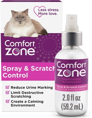 Успокаивающий спрей Comfort Zone Spray & Scratch Control для кошек