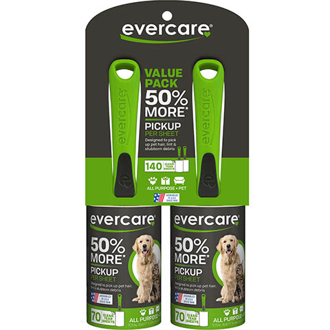 Evercare Pet Plus Extreme Stick Ergo Grip Ролик для удаления ворса домашних животных