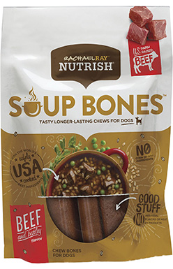 Rachael Ray Nutrish Soup Bones Со вкусом говядины и ячменя Лакомства для собак