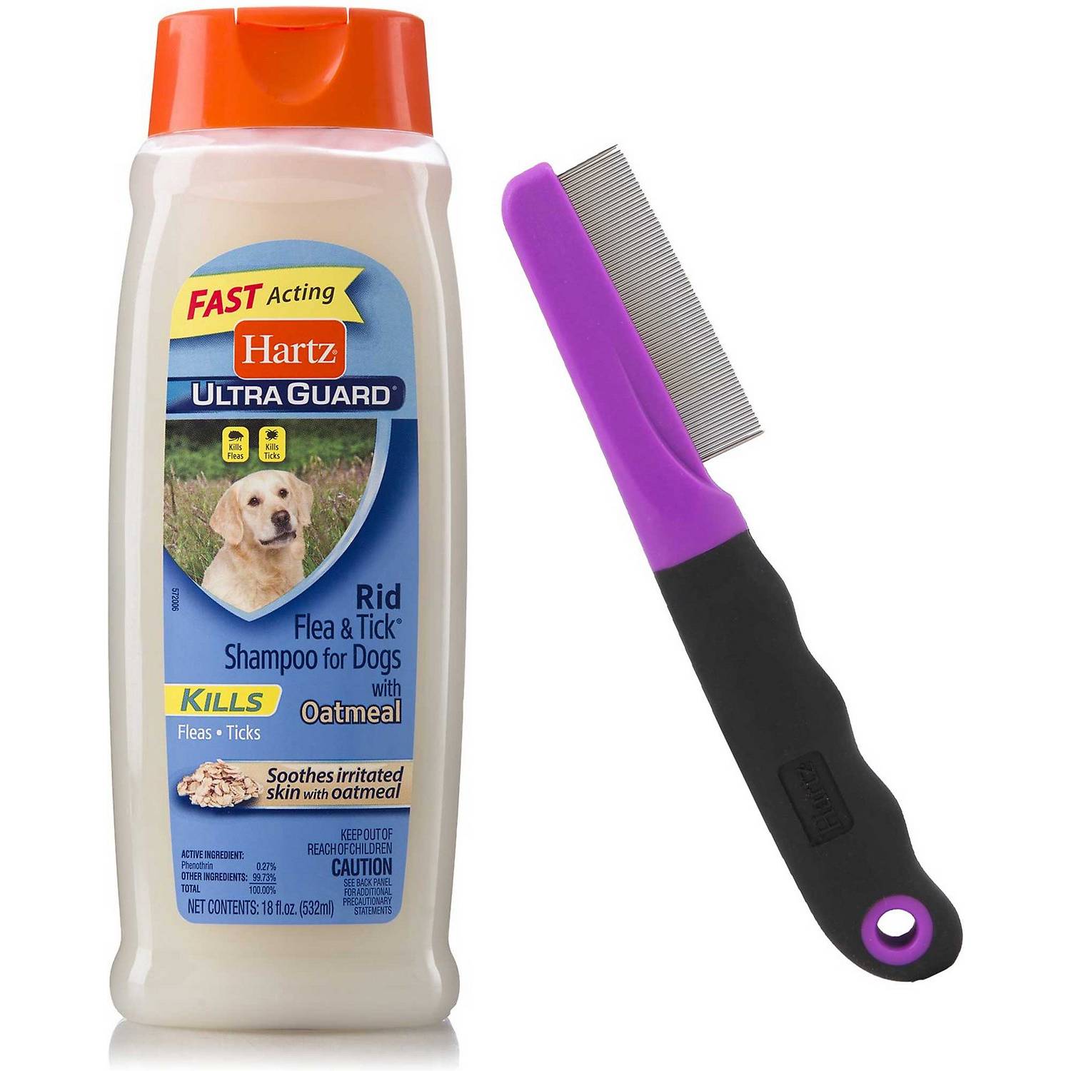 Hartz UltraGuard Rid Flea & Tick Овсяный шампунь для собак (1)