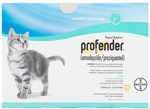 Котята Profender и маленькие кошки