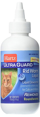 Средство для удаления червей Hartz UltraGuard Rid от круглых червей у кошек