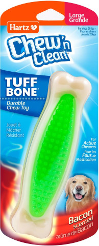 Hartz Chew 'n Clean Tuff Bone Tough Dog Chew Toy