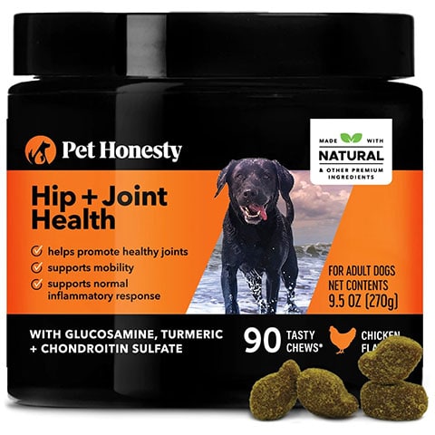 PetHonesty Hip + Joint Health Chicken Flavored Soft Chews