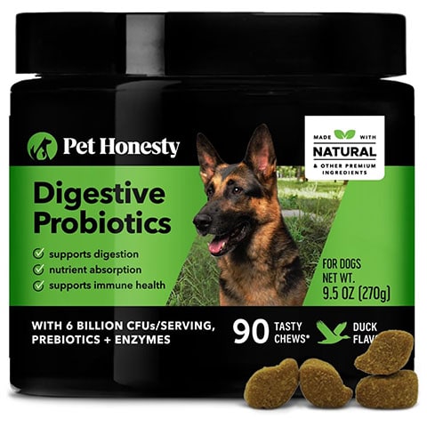 PetHonesty Digestive Probiotics Duck Flavored Soft Chews пищеварительная добавка