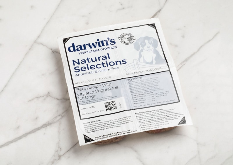 Рецепт говядины Darwin's Natural Selection Сырой корм для собак