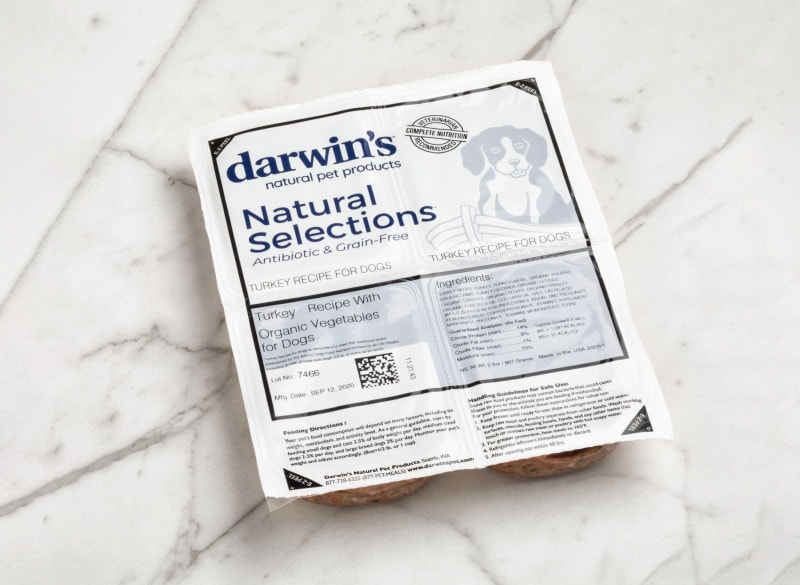 Сырой корм для собак Darwin's Natural Selections из индейки