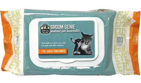 Салфетки для собак Multipet Groom Genie для глаз, ушей и кишок