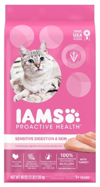 Iams Proactive Health для чувствительной кожи и пищеварения для взрослых