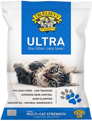 Комкующийся наполнитель для кошачьих туалетов Dr. Elsey's Precious Cat Ultra Premium